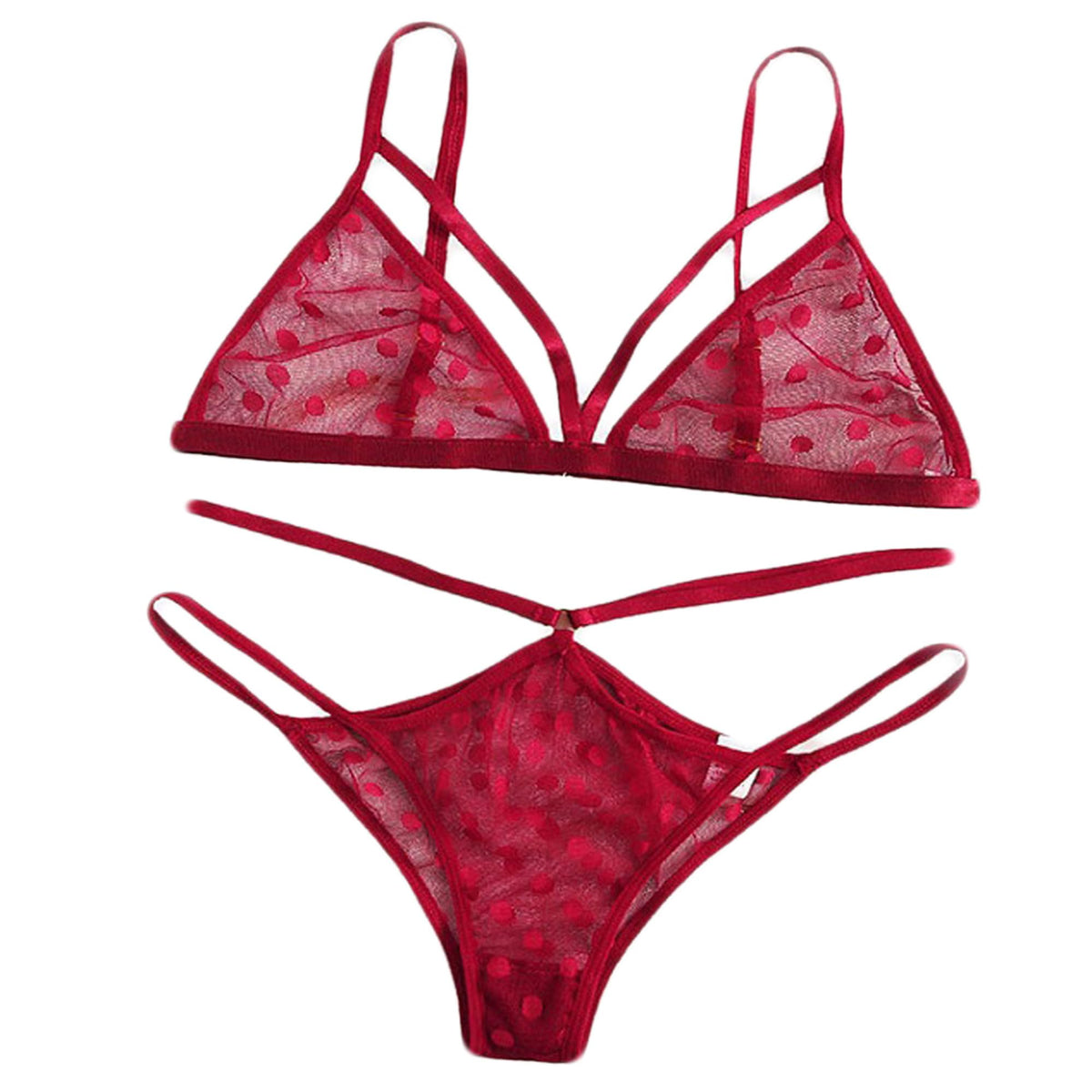 Letuwj Sexy Lace Lingerie Sets Women Sex Toys Red S