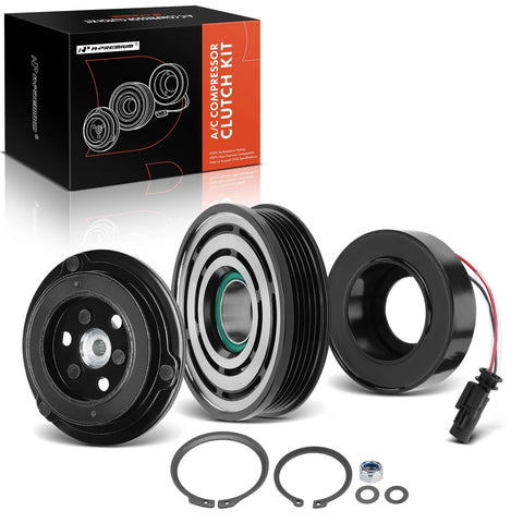 A-Premium Air Conditioner AC Compressor Clutch Kit Compatible with Chevrolet Cruze 2015-2019 1.4L, Cruze Limited 2016 1.4L