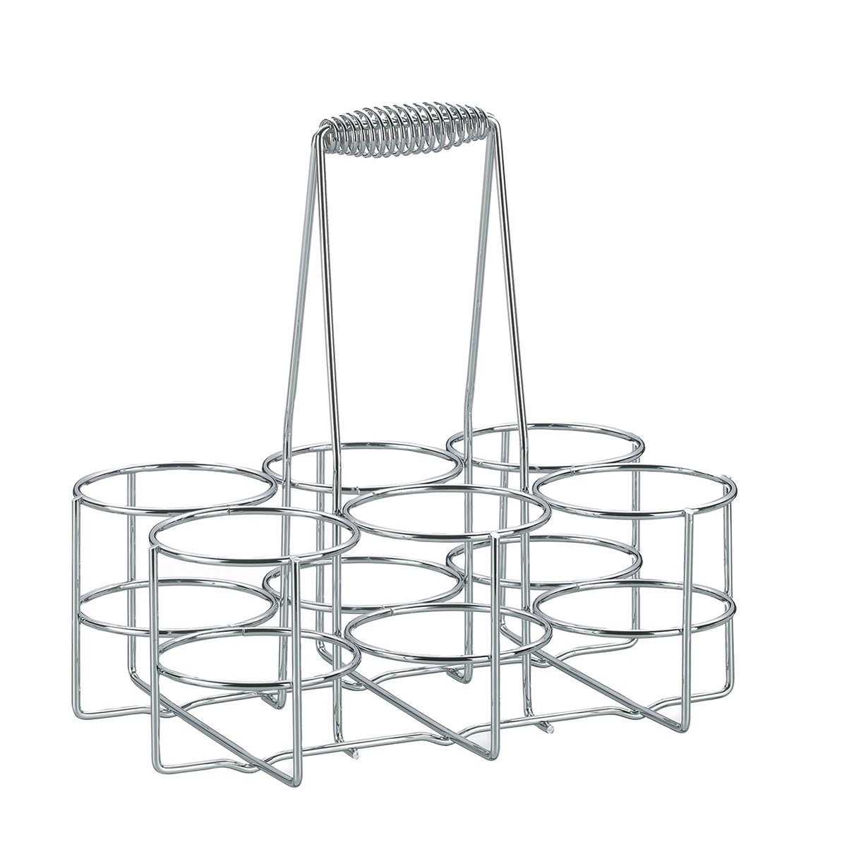 Kela Bottle Holder, Metal, Silver, 31 x 31 x 21 cm