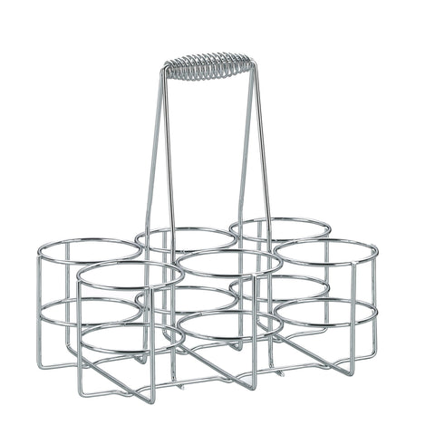 Kela Bottle Holder, Metal, Silver, 31 x 31 x 21 cm