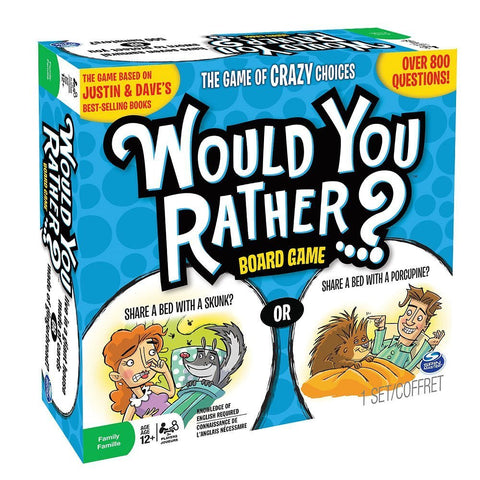 Spin Master Games 2014 Would You Rather Board Game
