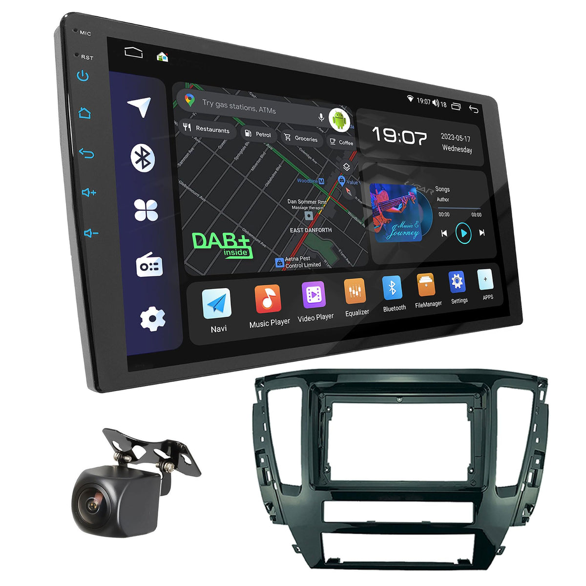 UGAR Compatible for MITSUBISHI Pajero 2020 9 Inch Android 13 DSP 8GB+128GB Car Radio DAB+ HD Full Touch Screen GPS Navigation