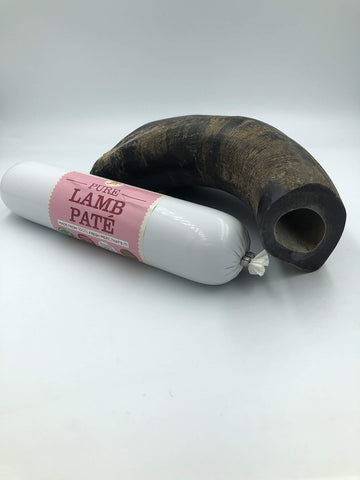 JR Pet Products 200g Pure Lamb Pate & Medium Buffalo Horn Long Lasting Dog Chew Treat Combo