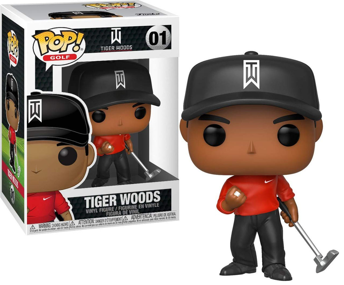 Funko Pop! Golf: Tiger Woods (Red Shirt)