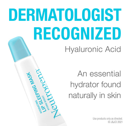 Neutrogena Hydro Boost Hydrating Lip Sleeping Mask with Hyaluronic Acid, Clear Overnight and Daily Moisturizing Treatment for Very Dry Lips, Fragrance Free Squeeze Tube Lip Balm, 0.35 oz