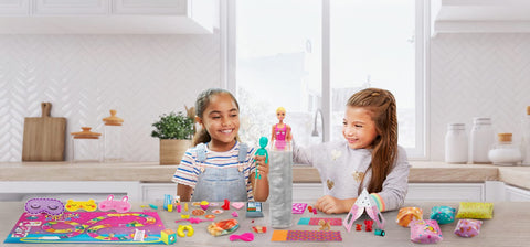 Barbie Color Reveal Slumber Party Fun Dolls and Accessories