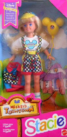 Disney Barbie STACIE Mickey's Toontown Doll Exclusive (1993)