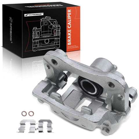 A-Premium Disc Brake Caliper Assembly with Bracket Compatible with Select Hyundai and Kia Models -Sonata 2015-2019, Optima 2016-2020 - Rear Left Driver Side