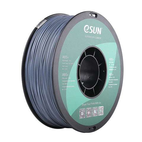 eSUN ABS+ Filament 1.75mm, Low Warping 3D Printer Filament ABS Plus, Dimensional Accuracy +/- 0.05mm, 1KG Spool (2.2 LBS) 3D Printing Filament for 3D Printers, Grey