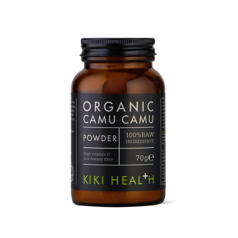 KIKI Health Premium 100% Raw Organic Camu Camu Powder | Sustainably Sourced Superfood | 463% Vitamin C in 1 TSP | Boost Collagen, Gluten-Free & Vegan | Certified Organic by Soil Association