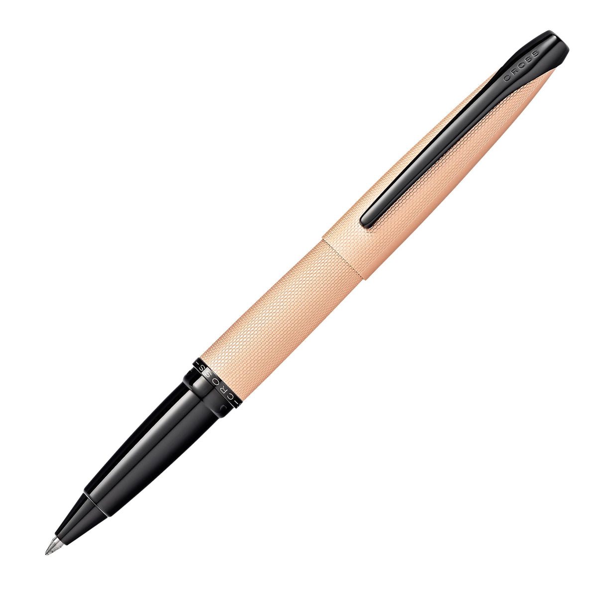 Cross ATX Brushed Metallic Refillable Gel Ink Rollerball Pen, Medium Rollerball, Includes Premium Gift Box - Brushed Rose Gold