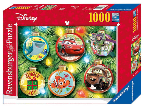 Ravensburger Disney Pixar Christmas 1000 Piece Jigsaw Puzzle for Adults - Every piece is unique, Softclick technology Means Pieces Fit Together Perfectly