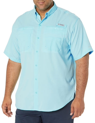 Columbia Men's Standard Tamiami II SS Shirt, Gulf Stream, Small