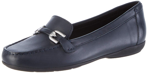 Geox Women's D ANNYTAH MOC A Mocassins, Blue (Navy C4064), 7 UK