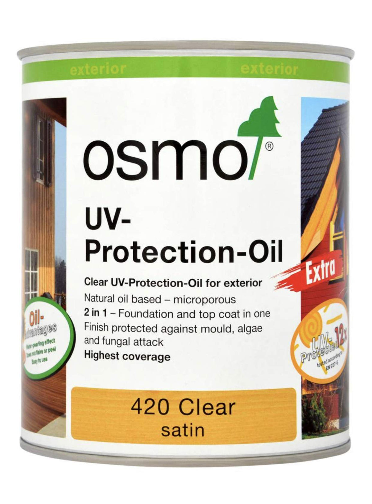 Osmo UV Protection Oil 420 Extra (Exterior) 0.75ltr
