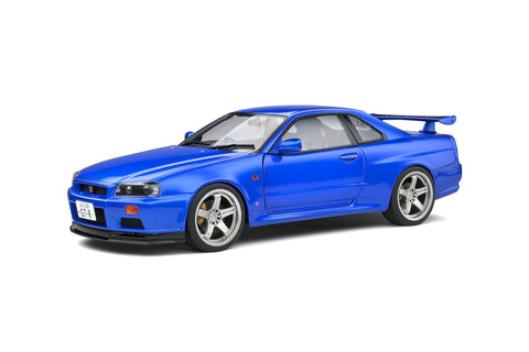 solido S1804306 Nissan Collectible Miniature Car, Bayside Blue, 1:18