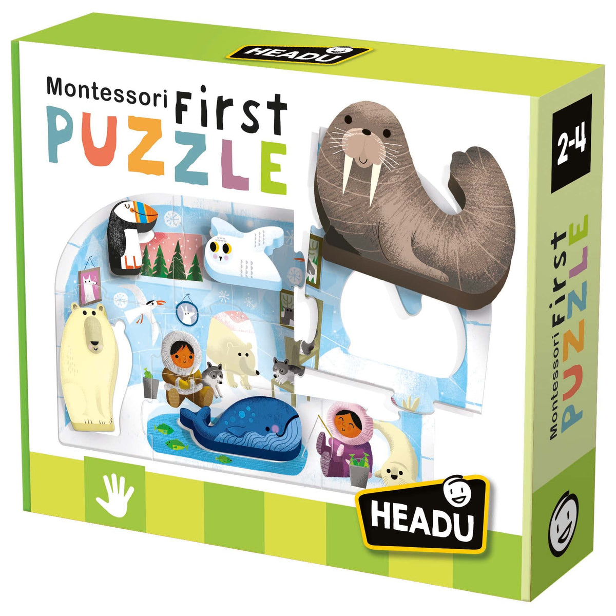HEADU | Montessori My First Puzzle - The Pole | Educational Games & Puzzles | Ages 2-4 years