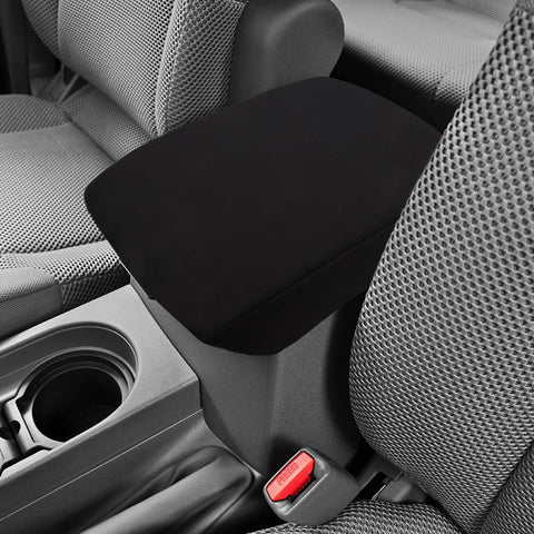 INTGET Center Console Armrest Cover for 2005-2021 Nissan Frontier Accessories 2005-2015 Nissan Xterra Accessories Neoprene Middle Arm Rest Protector Console Lid Cover (Neoprene)