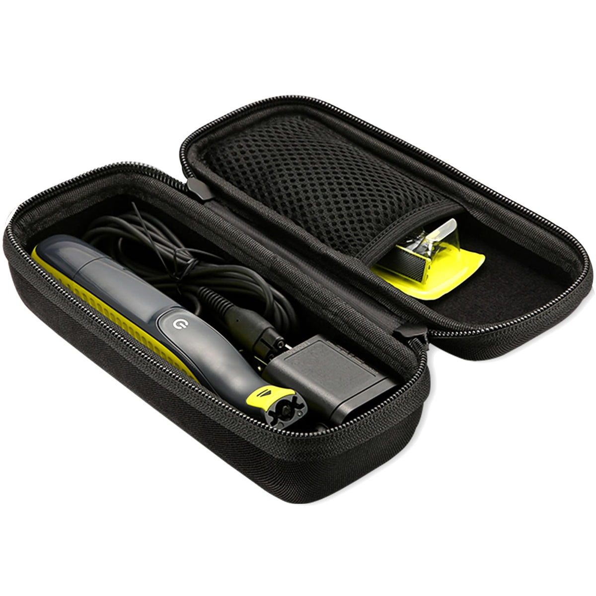 ProCase EVA Hard Case for Philips Norelco OneBlade Trimmer Shaver Case, Travel Storage Organizer Carrying Bag for Philips Norelco OneBlade, FFP, QP2520/90 QP2520/70, Fatherâ€™s Day Gift -Black