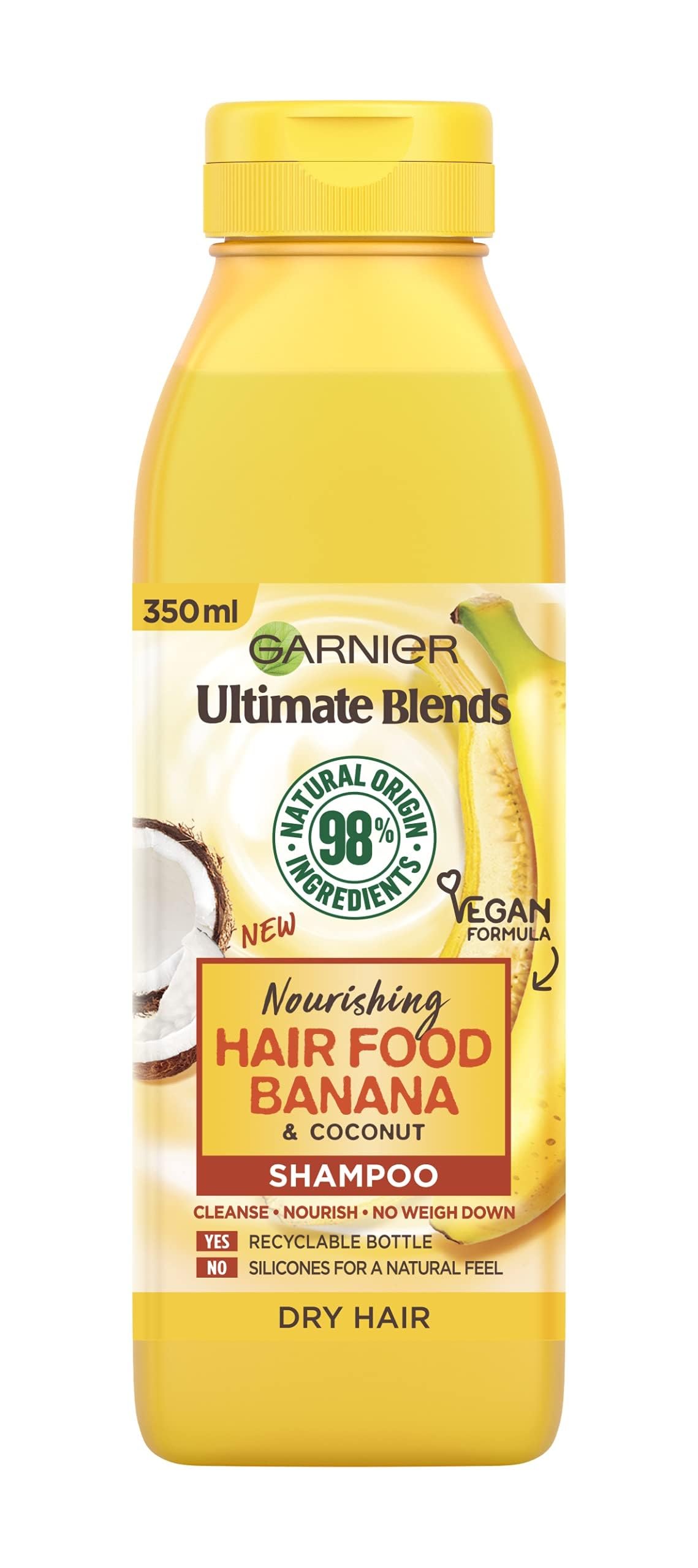Garnier Ultimate Blends Nourishing Shampoo for Dry Hair, 350ml