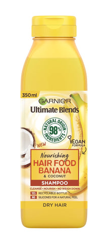 Garnier Ultimate Blends Nourishing Shampoo for Dry Hair, 350ml