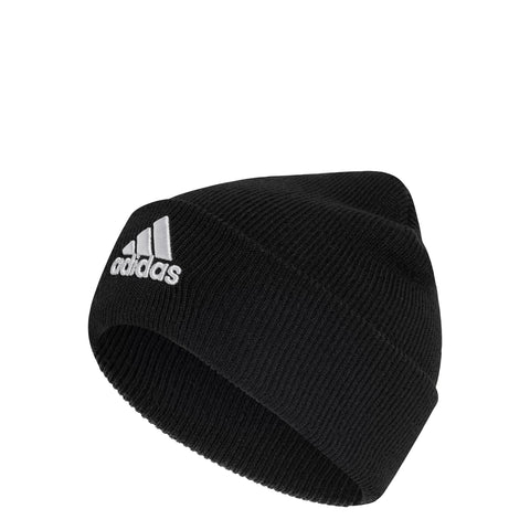 adidas Unisex Logo Beanie, Black/White, M