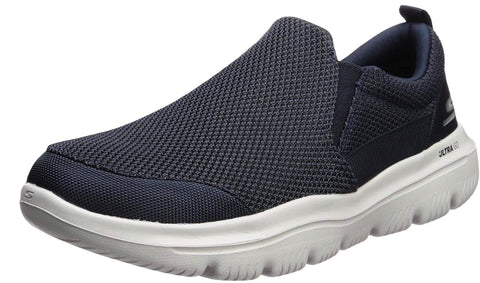 Skechers Men's GO Walk Evolution Ultra-Impeccable Sneaker, Navy/White, 11.5