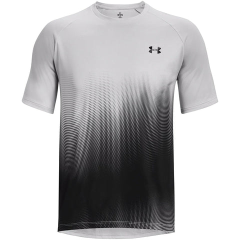 Under Armour Mens Ua Tech Fade Ss T-Shirt Gray M