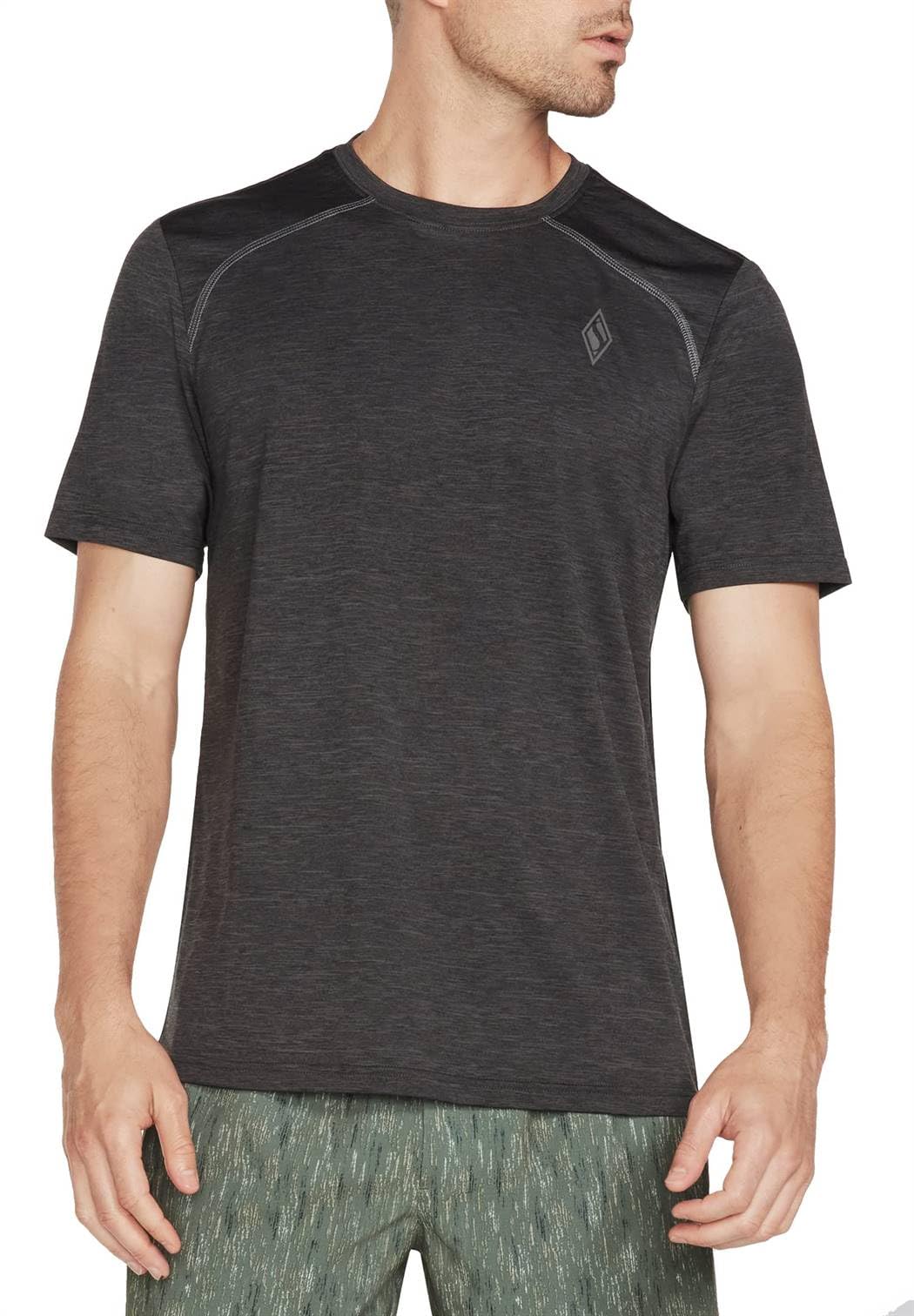 Skechers Men's T-Shirt, Grey, 12.5