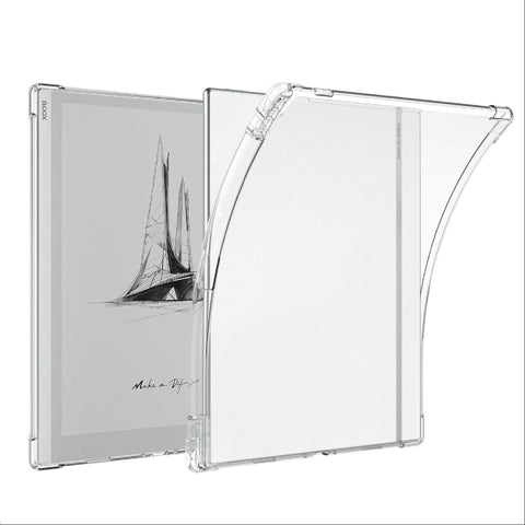 GIOPUEY for Boox Tablet Go 10.3 Clear Case - Soft TPU Back Shell, Slim Cover with Airbag Protection, Lightweight, Compatible with Boox Tablet Go 10.3 - Transparent