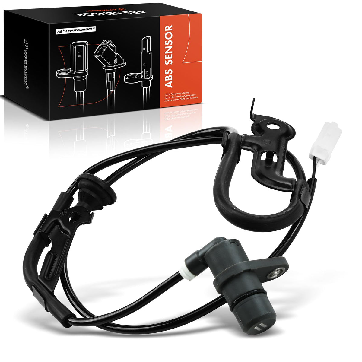 A-Premium ABS Wheel Speed Sensor Compatible with Lexus & Toyota Models - ES300 1992-2001, Avalon 1995-2004, Camry 1992-2001, Solara 1999-2003 - Rear Right Passenger Side, # 89545-33020, 89545-32030