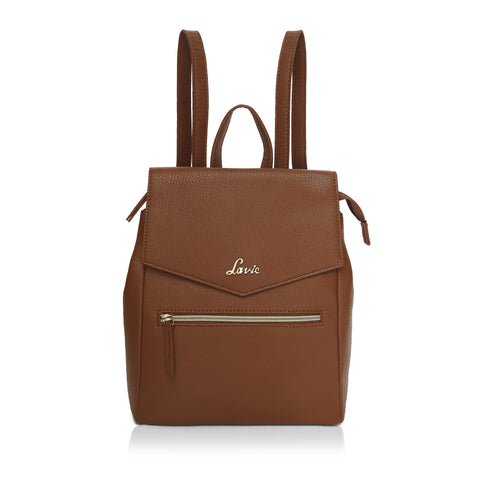 Lavie Fabio Backpack for Girls | Women's Fashion Backpack, Tan, M