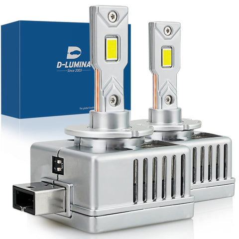 D-Lumina D1S LED Car LED Bulbs Error Proof 100% Canbus 90W 18000LM Replace OEM HID Xenon Bulbs Plug and Play - 2 Lamps