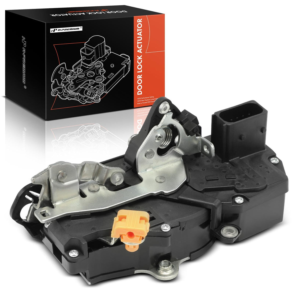 A-Premium Door Latch Lock Actuator Compatible with Hummer Vehicles - H2 2003-2007 Sport Utility, H2 2005-2007 Crew Cab Pickup - Front Left Driver Side, Replace# 15254040, 15816392