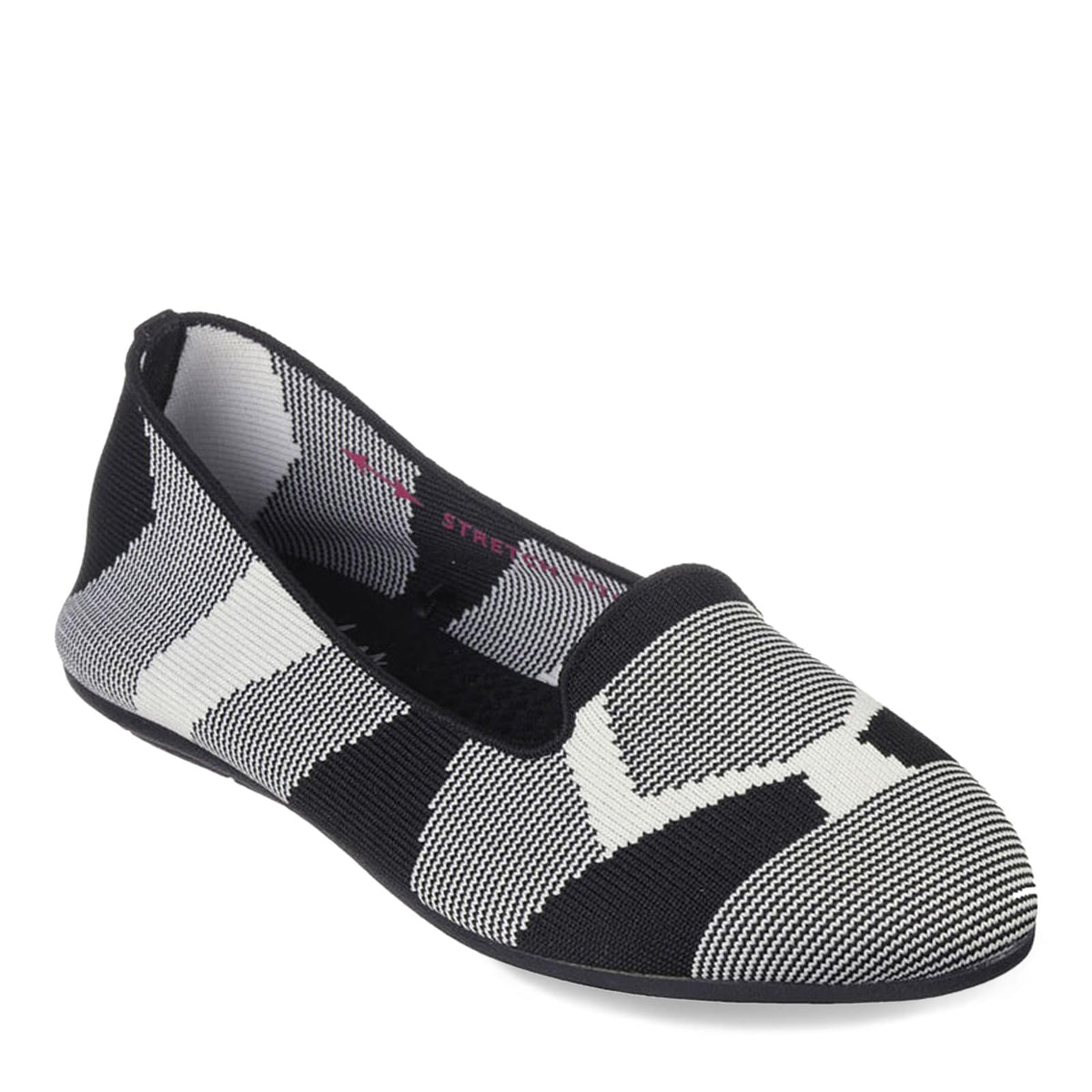 Skechers Women's, Cleo 2.0 - Lady Sherlock Flat Black/White