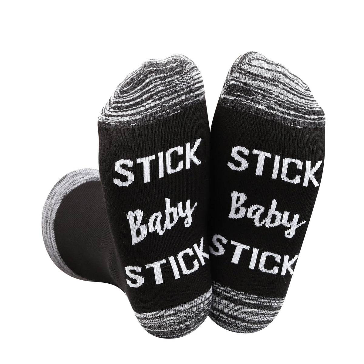 LEVLO IVF Pregnancy Gift Stick Baby Stick Cotton Socks Frozen Embryo Transfer Socks (2 Pairs/Set-mid Calf-1)