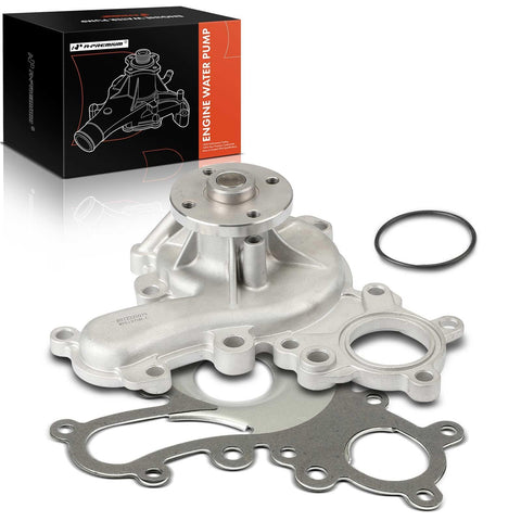A-Premium Engine Water Pump W/Gasket & O-Ring [DOHC, 8Cyl 5.7L] Compatible with Lexus LX570 & Toyota Land Cruiser 2008-2011 2013-2015, Sequoia 2008-2015, Tundra 2007-2015, Replace for# 1610009490