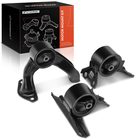 A-Premium 3PCS Engine Motor Mount and Transmission Mount Set Compatible with Mitsubishi Lancer 2008-2011, Outlander Sport 2011-2014, RVR 2011-2014, 2.0L, Automatic CVT, Replace # 5105489AE, 5105489AF