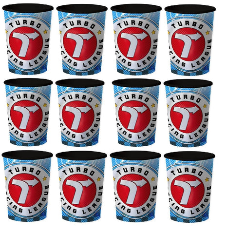 Unique Turbo the Movie Birthday Party Supplies Bundle Pack includes 12 Plastic Reusable Cups