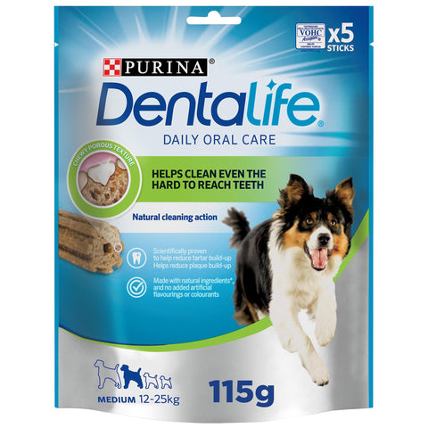 Purina Dentalife Medium Dogs, Treats for Dental Care, 5 Sticks