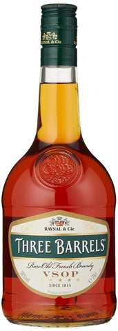 Three Barrels Rare Old French Brandy VSOP, 70cl