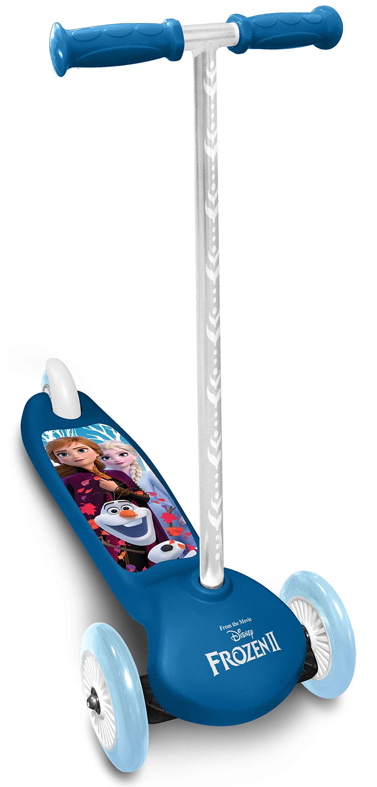 Stamp - Disney Frozen Anna, Elsa RN244045 Steering II 3-Wheel Scooter, Blue, 66 cm