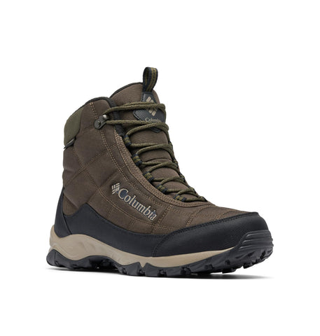 Columbia Men's Firecamp Boot, Tundra/Deep Olive, 13