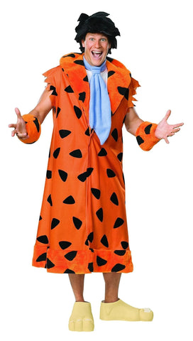Rubie's Official Fred Flintstone Fancy Dress, ORANGE,BLACK, X-Large