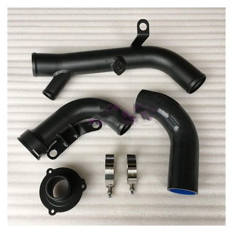 Car Intake Pipe Air Hose for TTS R20/Golf 5 6 Golf R/ ED30 Mk5/ ED35 Mk6/Scirocco R Mk3/ A3 S3 2.0 TFSI K04 EA113 Car Engine Air Intake Hose With Upper Duct,Auto parts.,A-Black