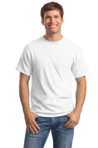 Hanes Men's 4-Pack FreshIQ Crew Shirt, White, Medium