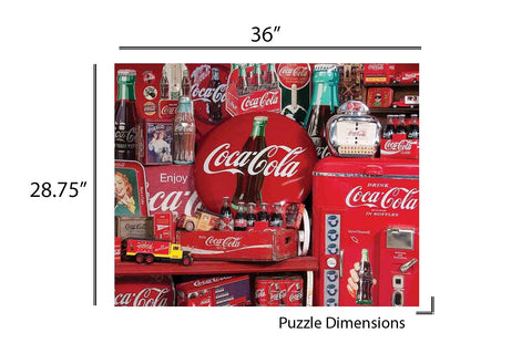 Springbok's 1500 Piece Jigsaw Puzzle Coca-Cola Memories - Made in USA