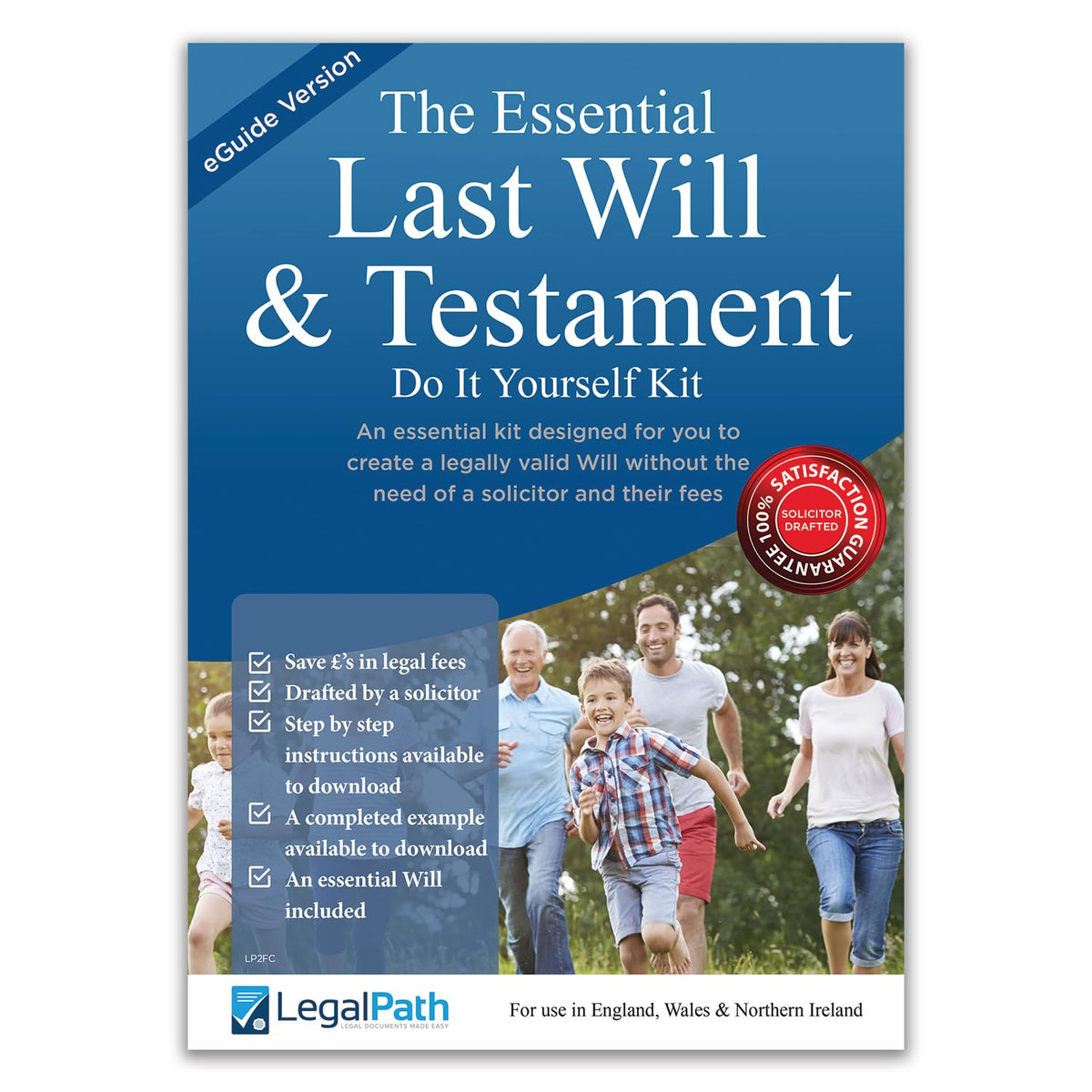 Essential Will Kit With eGuide - Last Will and Testament (Do It Yourself Will Kit UK) - Simple to Complete & Includes Downloadable Comprehensive Guide by LegalPathÂ®