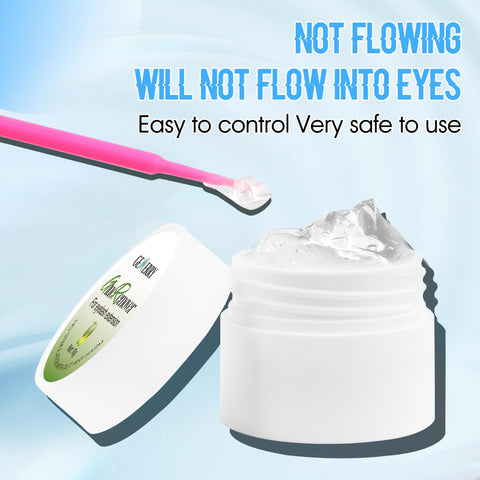 GEMERRY Lash Extension Remover 10g Cream Lash Glue Remover Gentle Formula Eyelash Extension Remover for Sensitive Skin Fast Disslove Lash Remover for Lash Extensions(Cantaloupe)