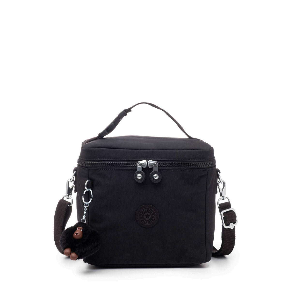 Kipling WomenÃ¢â‚¬â„¢s Graham Lunch Bag, Reusable, Water Resistant, Nylon Insulated Tote, Black Tonal, One Size, (AC8233)